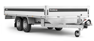 Brenderup 5420W ALU, INTEGROVANÉ NÁJEZDY, 3500 kg, 418x204
